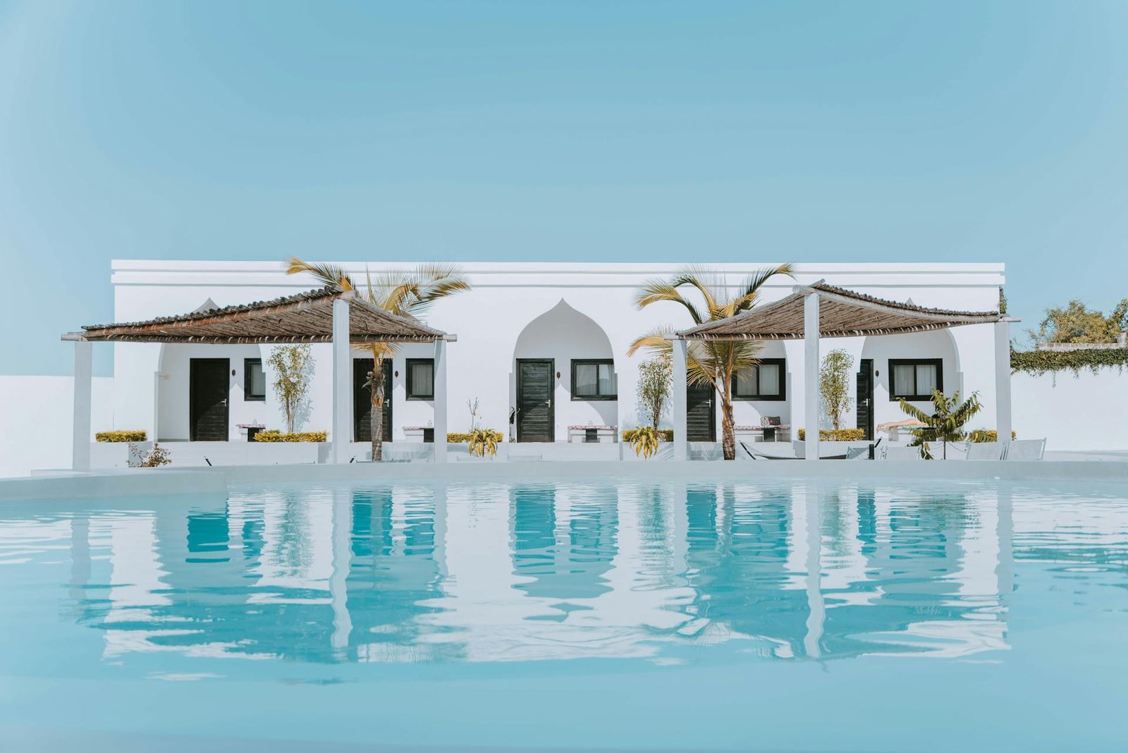A luxury lodge, Zanzibar.