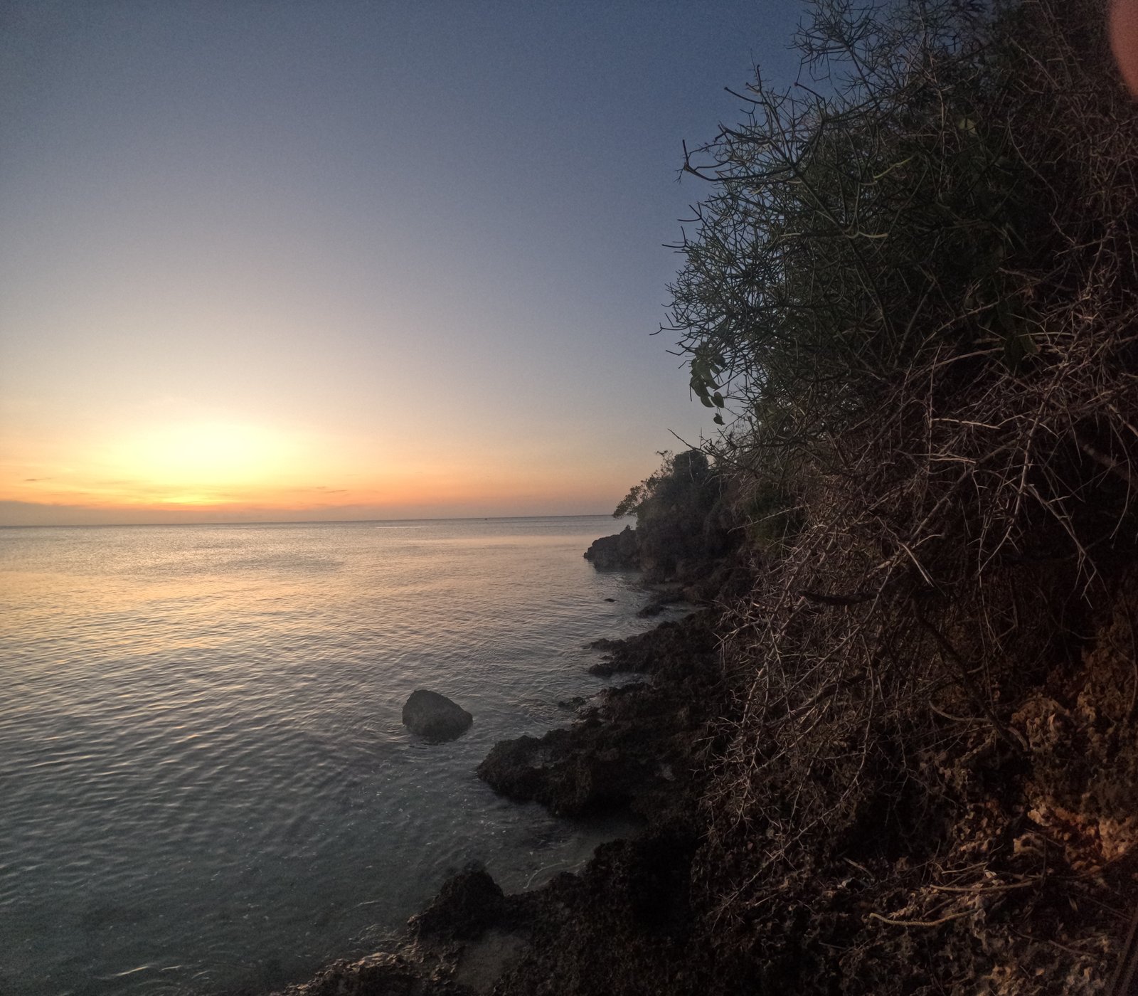 Sunset over Zanzibar waters