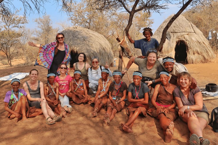 Hellen in Wonderlust having a genuinely respectful and happy interaction with locals.