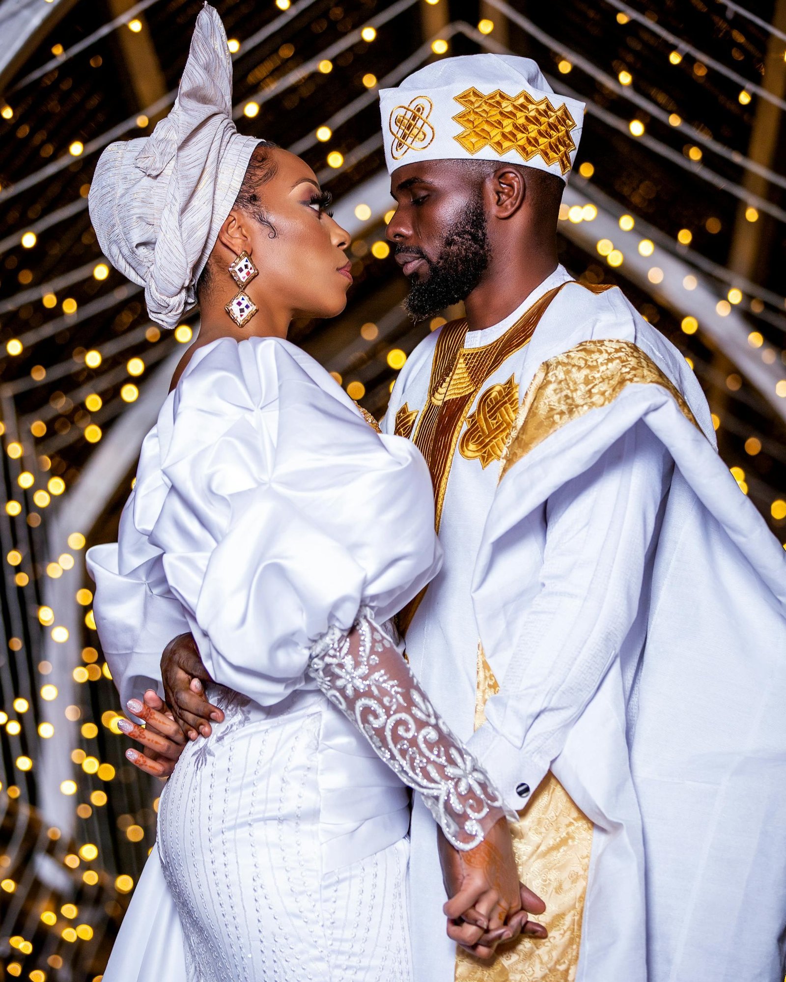 A Tanzanian bride and groom.