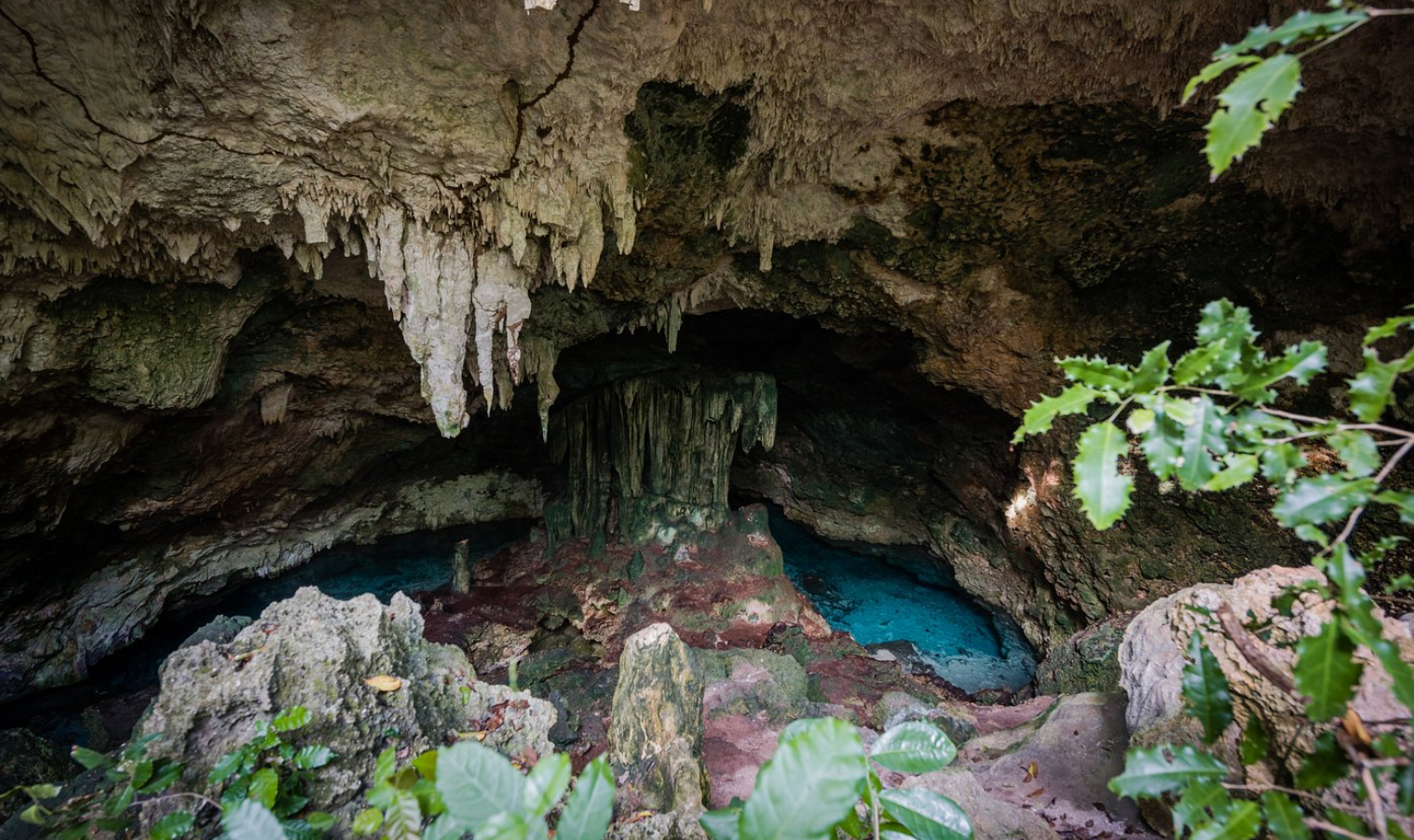 Kuza Cave limestone pool Jambiani Zanzibar